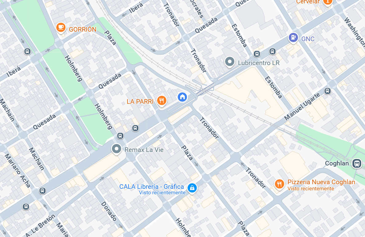 Ubicación aproximada en Villa Urquiza, CABA